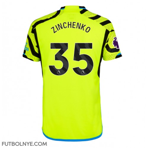 Camiseta Arsenal Oleksandr Zinchenko #35 Visitante Equipación 2023-24 manga corta
